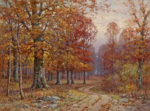 Woods Interior by John Elwood Bundy Oil Painting