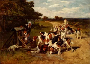 A Rough Journey Home by John Emms - Oil Painting Reproduction