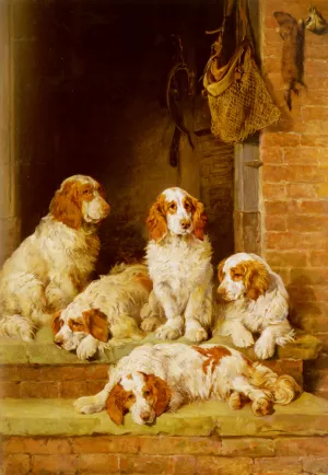 Good Companions by John Emms - Oil Painting Reproduction