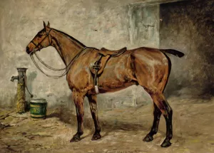 Mallow painting by John Emms