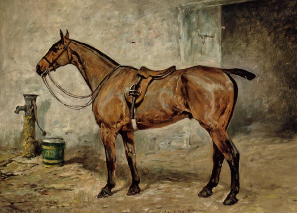 Mallow by John Emms - Hand-Painted Oil Painting Reproduction