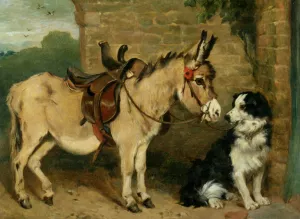 Ready for the Morning Ride by John Emms - Oil Painting Reproduction
