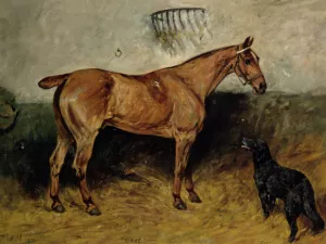 Rufus by John Emms Oil Painting