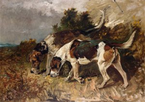 The Tufters by John Emms Oil Painting