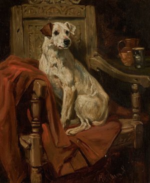 Waiting for Master by John Emms Oil Painting