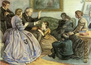 A Winter's Tale painting by John Everett Millais