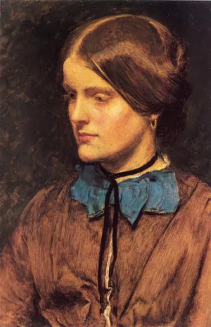 Annie Miller painting by John Everett Millais