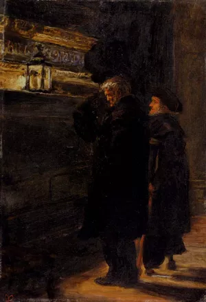 Greenwich Pensioners At The Tomb Of Nelson by John Everett Millais - Oil Painting Reproduction