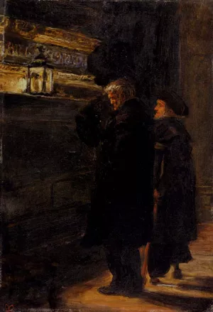 Greenwich Pensioners At The Tomb Of Nelson Oil painting by John Everett Millais