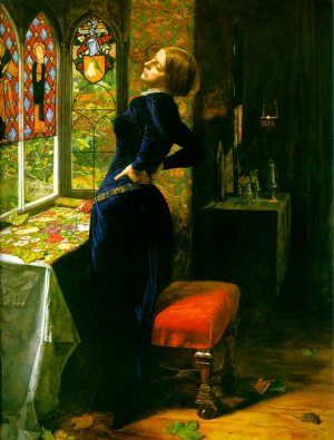 Mariana in the Moated Grange by John Everett Millais Oil Painting