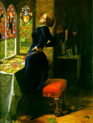 Mariana in the Moated Grange by John Everett Millais Oil Painting