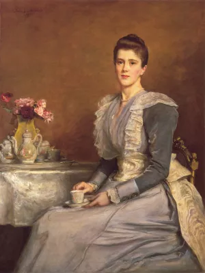 Mary Chamberlain by John Everett Millais - Oil Painting Reproduction