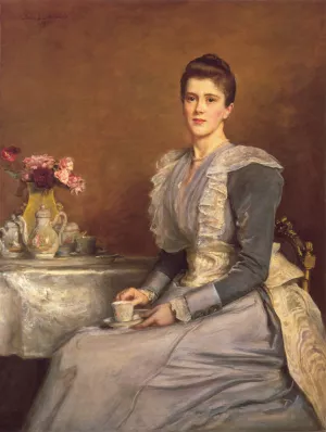 Mary Chamberlain Oil painting by John Everett Millais