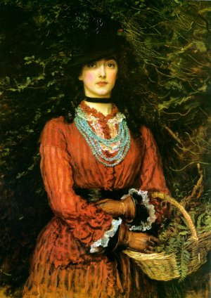 Miss Eveleen Tennant Oil painting by John Everett Millais