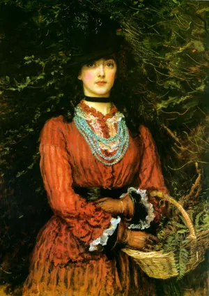 Miss Eveleen Tennant painting by John Everett Millais