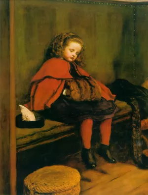 My Second Sermon Oil painting by John Everett Millais