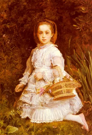 Portrait Of Gracia Lees by John Everett Millais - Oil Painting Reproduction