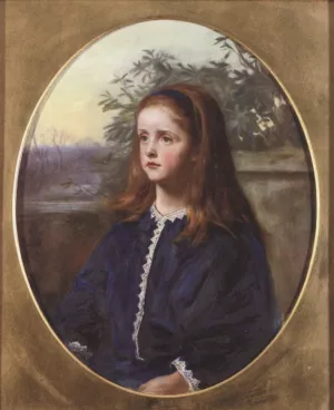 Portrait of Margaret Fuller Maitland by John Everett Millais Oil Painting