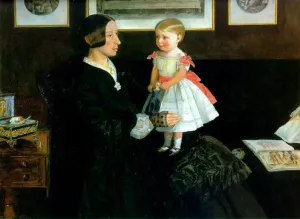 Portrait of Mrs James Wyatt by John Everett Millais - Oil Painting Reproduction
