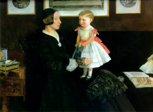 Portrait of Mrs James Wyatt painting by John Everett Millais
