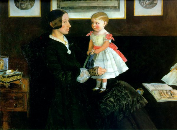 Main Product Photo of Portrait of Mrs James Wyatt Painting by John Everett Millais
