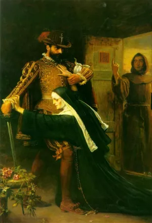 Saint Bartholomew's Day Oil painting by John Everett Millais