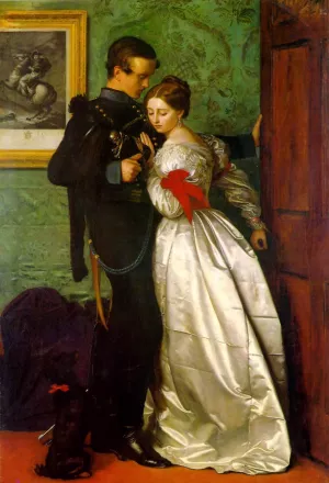 The Black Brunswicker by John Everett Millais Oil Painting