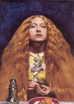 The Bridesmaid painting by John Everett Millais