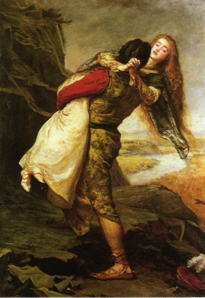 Main Product Photo of The Crown of Love Painting by John Everett Millais