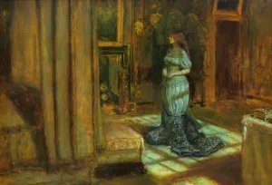 The Eve of St. Agnes painting by John Everett Millais