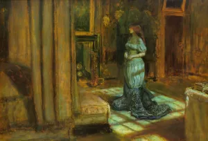 The Eve of St. Agnes Oil painting by John Everett Millais