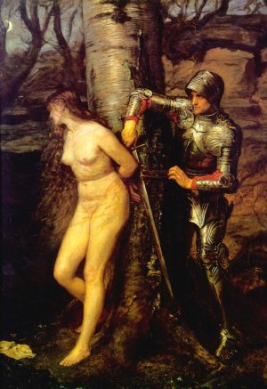 The Knight Errant by John Everett Millais Oil Painting