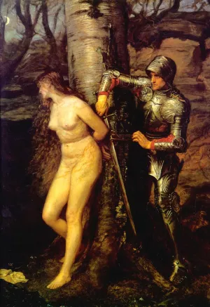 The Knight Errant Oil painting by John Everett Millais
