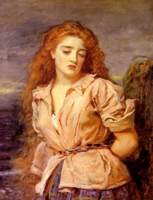 The Matyr of the Solway Oil painting by John Everett Millais