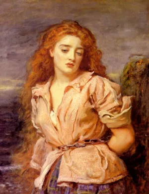 The Matyr of the Solway by John Everett Millais Oil Painting
