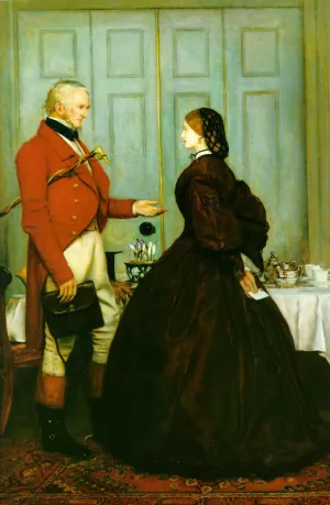Trust Me Oil painting by John Everett Millais