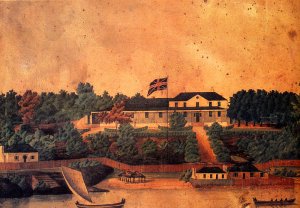 First Government House, Syndey by John Eyre Oil Painting