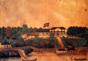 First Government House, Syndey by John Eyre - Oil Painting Reproduction