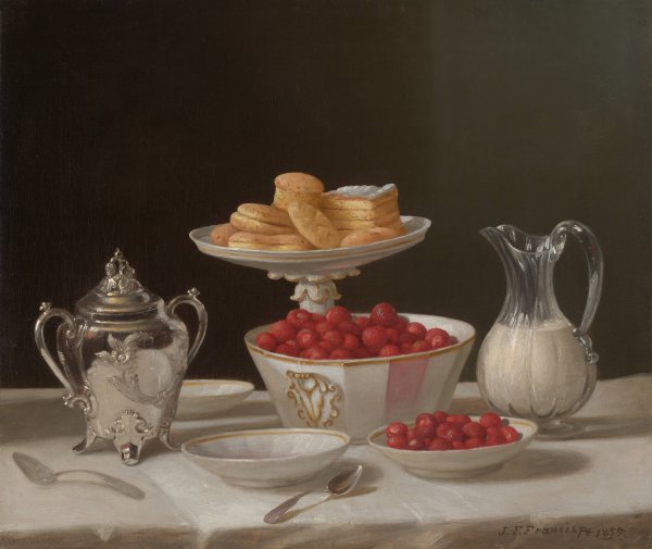 Main Product Photo of Dessert Still Life  Painting by John F. Francis