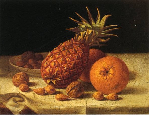 Main Product Photo of Oranges and Pineapple Painting by John F. Francis