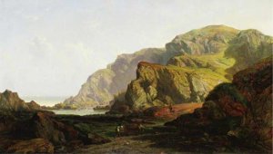 Glenabbey North Wales by John F Tennant Oil Painting