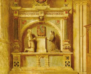 The Hall, At Haddon Hall by John Faed Oil Painting