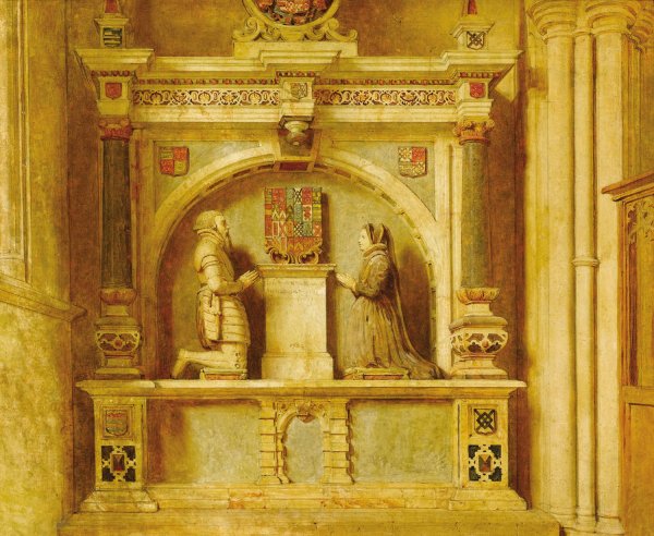 The Hall, At Haddon Hall  by John Faed - Hand-Painted Oil Painting Reproduction