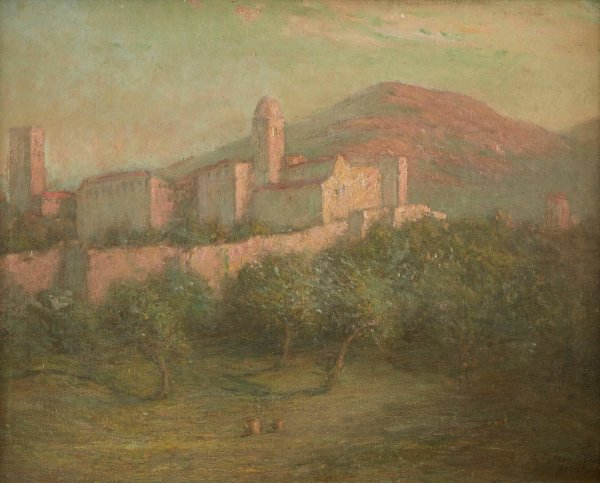 Main Product Photo of Alhambra, Granada, Spain Painting by John Ferguson Weir