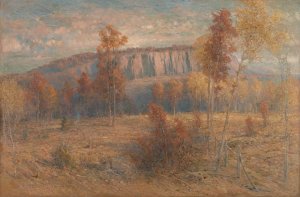 East Rock by John Ferguson Weir Oil Painting