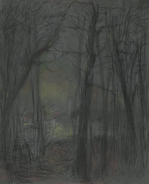 Main Product Photo of Forest Scene Painting by John Ferguson Weir