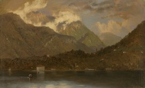 Lake Como by John Ferguson Weir Oil Painting