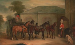 The Drag of Sir Watkin Williams Wynn by John Ferneley Oil Painting