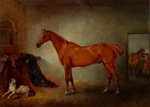 Firebird And Policy by John Ferneley Snr. Oil Painting