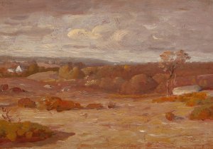 Early Autumn, New York by John Francis Murphy Oil Painting